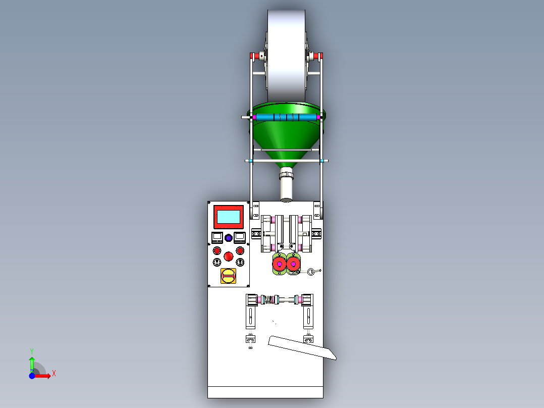 装袋设备包装装袋设备前视图