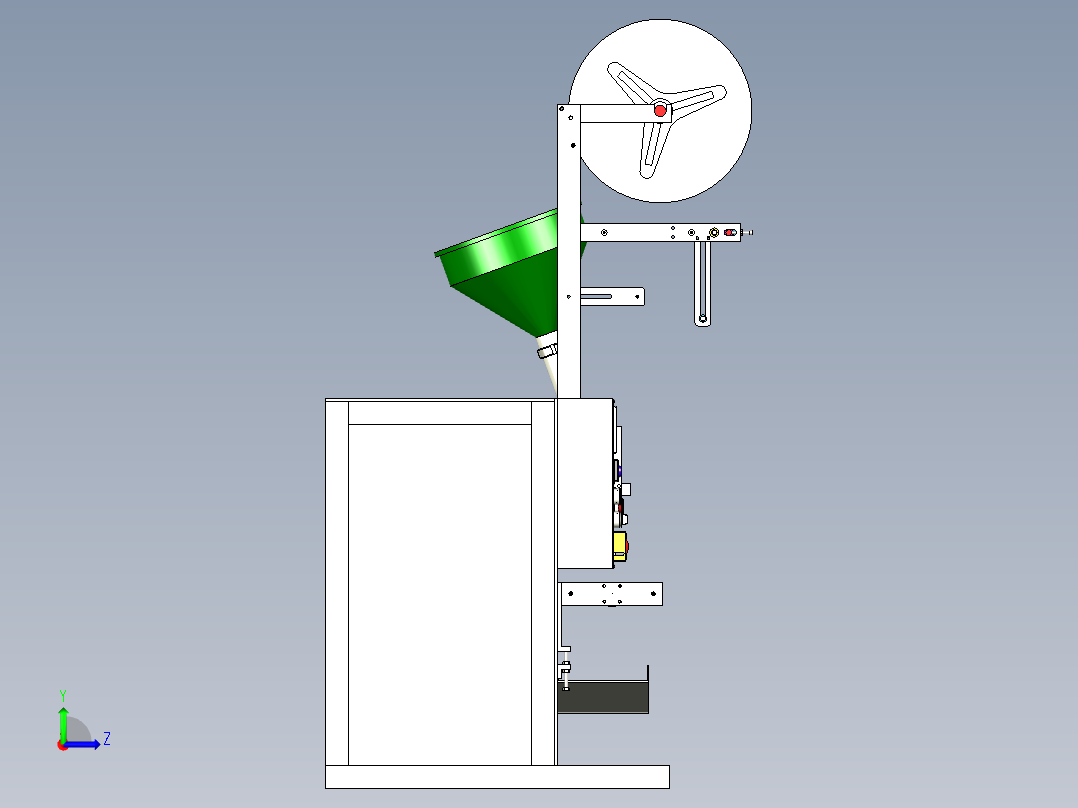 装袋设备包装装袋设备左视图