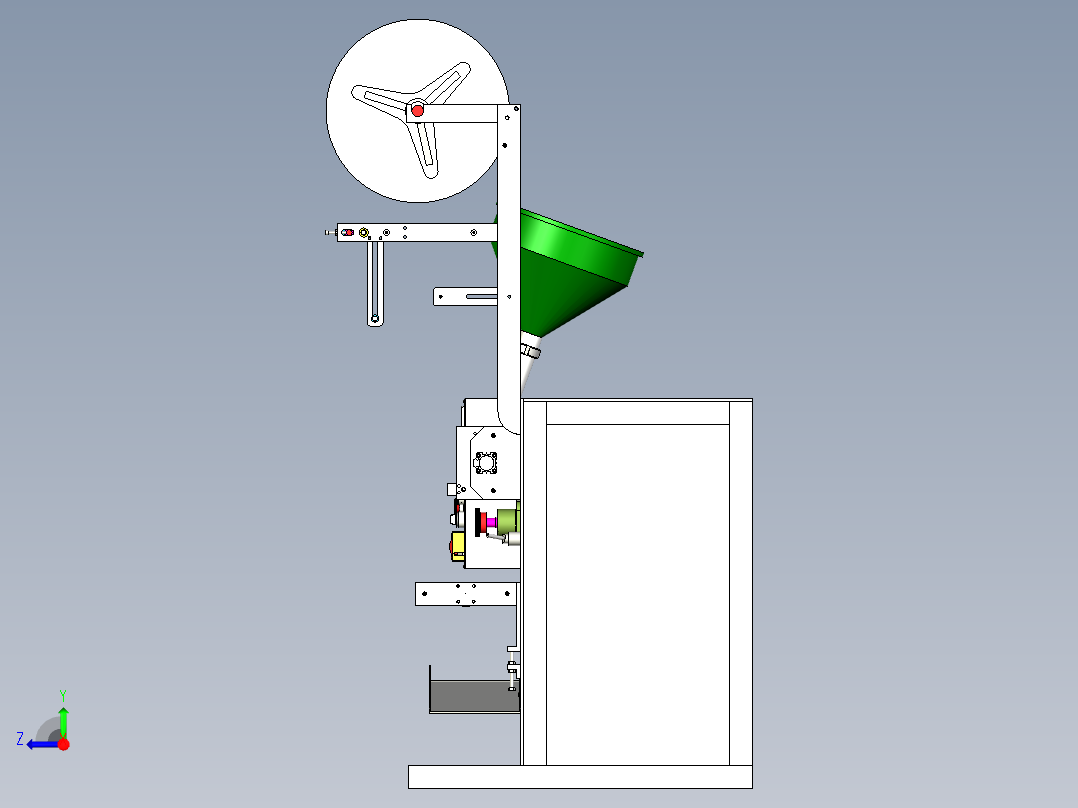 装袋设备包装装袋设备右视图