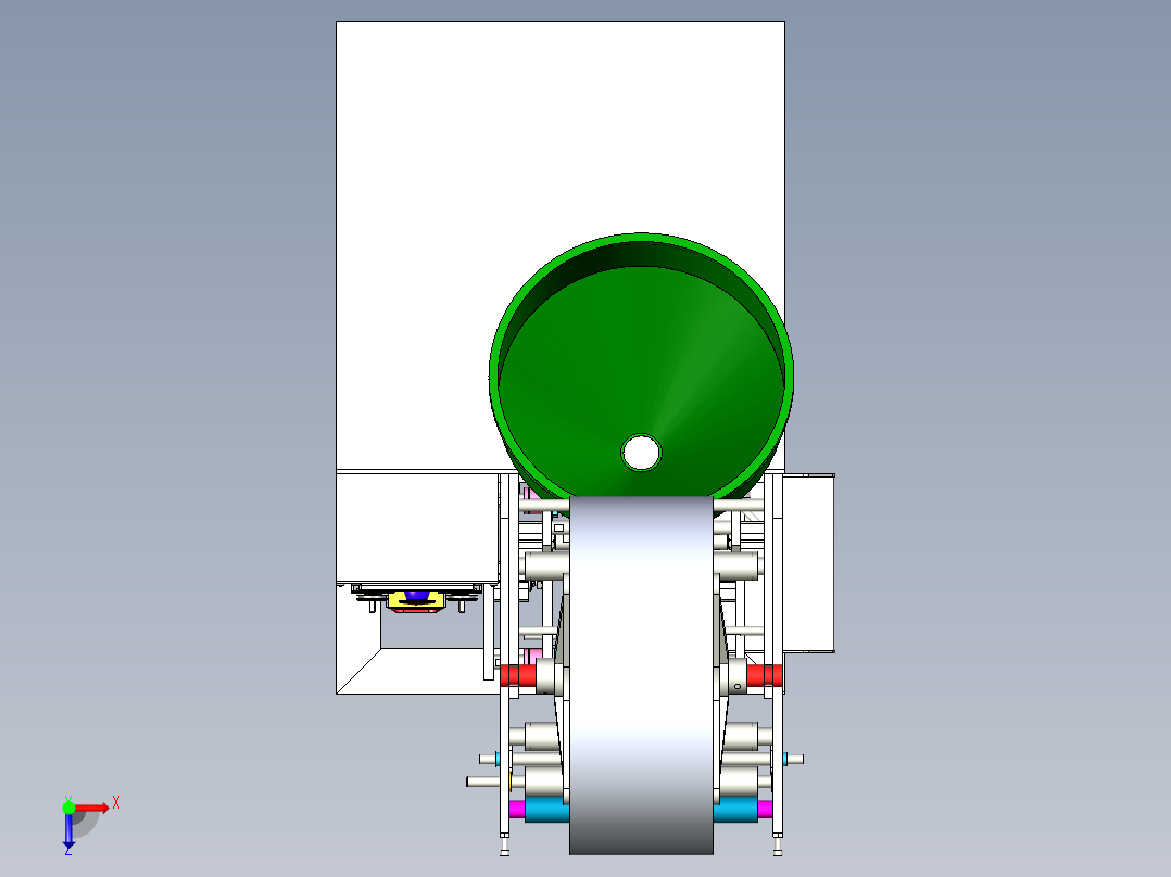 装袋设备包装装袋设备俯视图