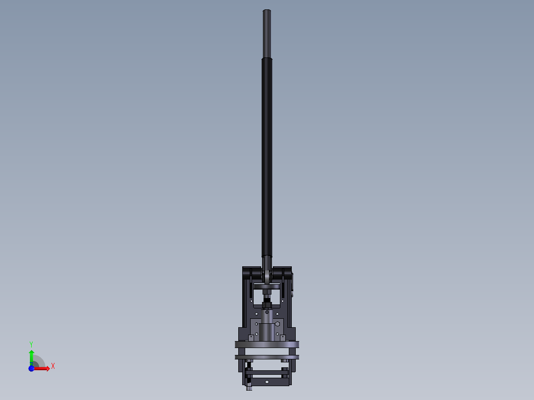 面团挤压机前视图