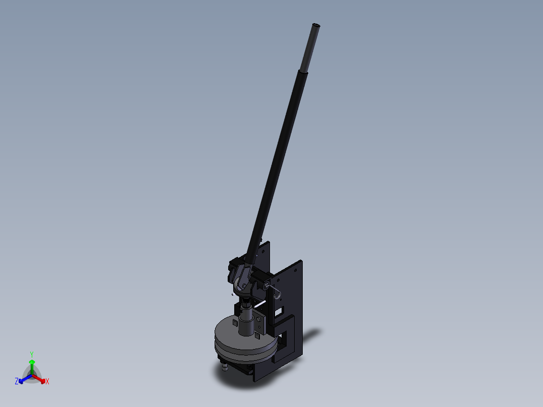 面团挤压机正等轴测图