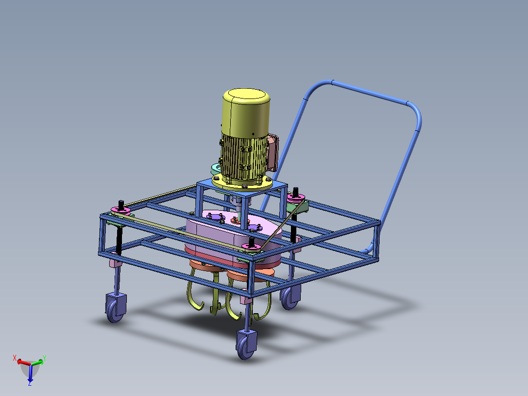 手扶式松土机   sw22