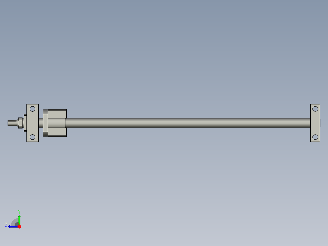 R20丝杠组件右视图