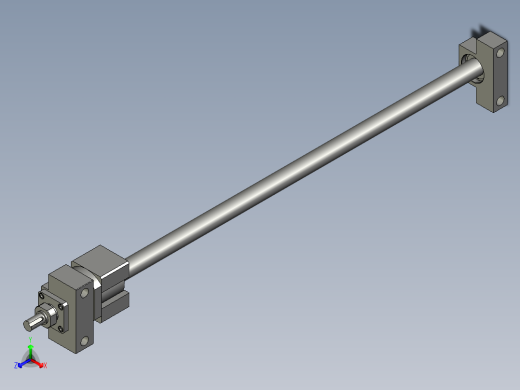 R20丝杠组件正等轴测缩略图