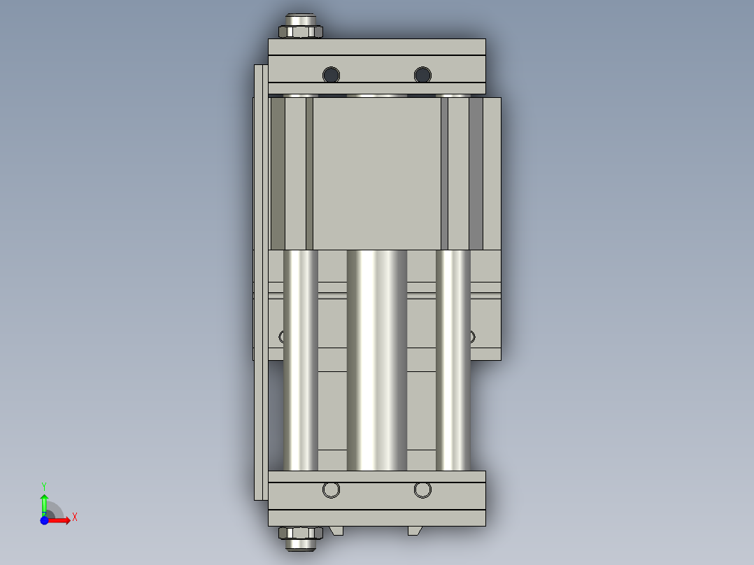 上下取料机构前视图