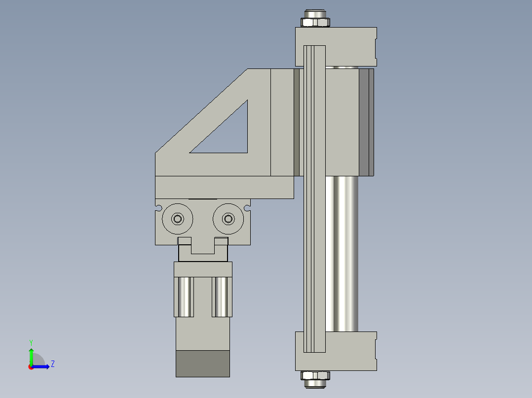 上下取料机构左视图