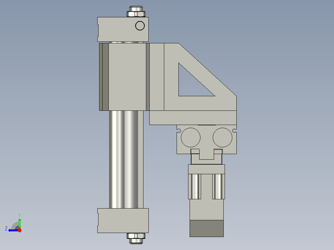 上下取料机构右视图