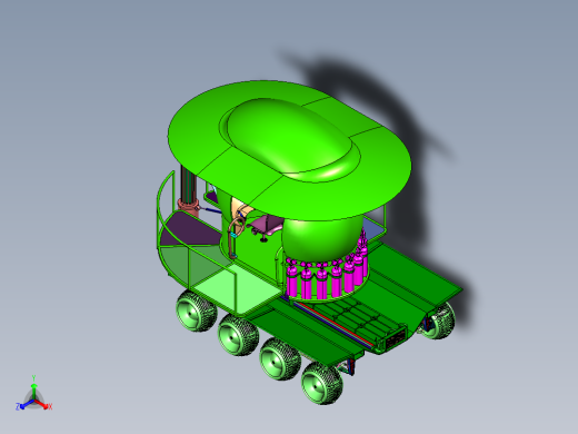 无人星球漫游车正等轴测缩略图