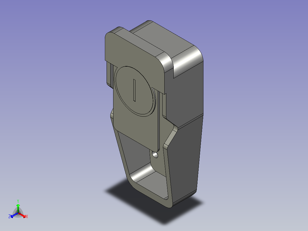 Y-搭扣锁--DKS-1生久主视图