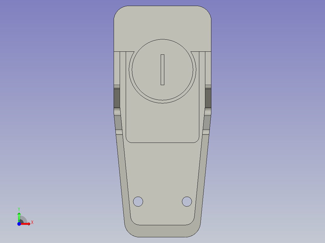 Y-搭扣锁--DKS-1生久前视图