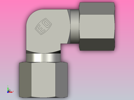 EO管接头弯头W08ZLCF.stp前视缩略图