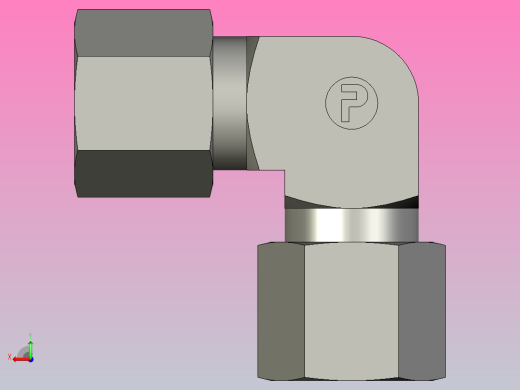 EO管接头弯头W08ZLCF.stp后视缩略图