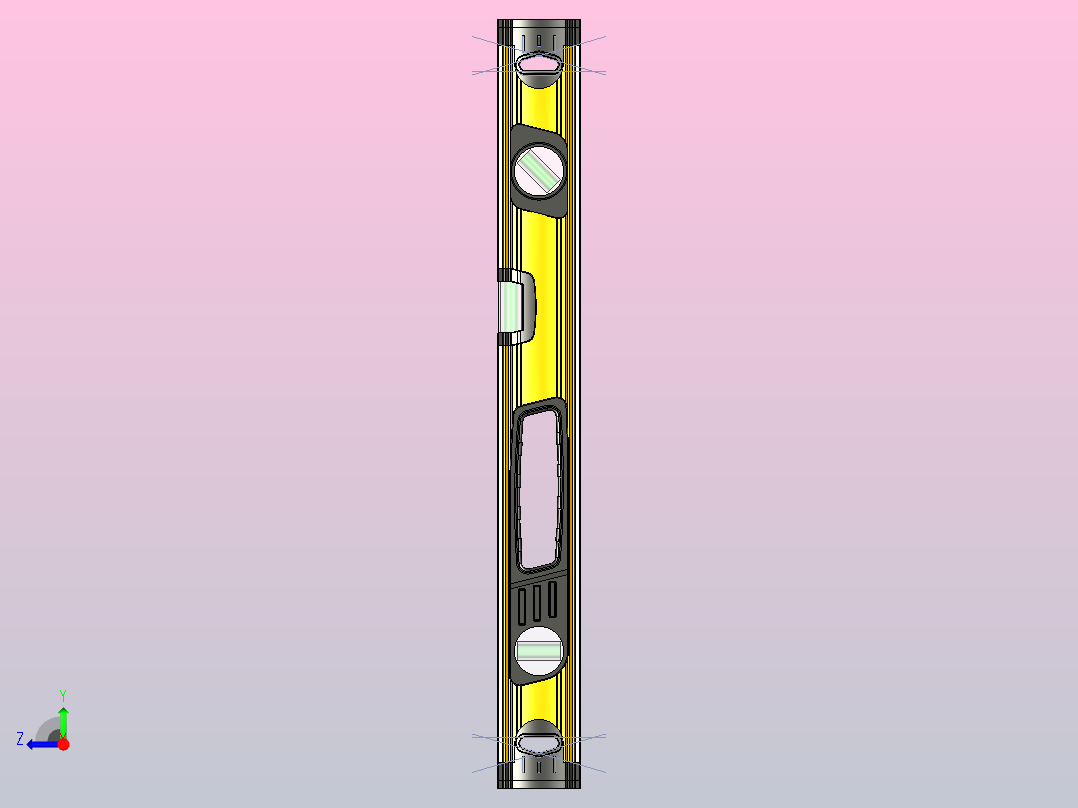重型水平仪60cm右视图