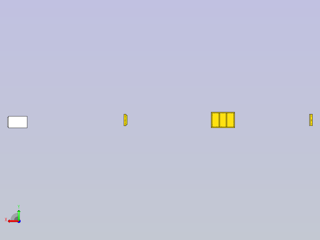 PC构件水沟模具左视图