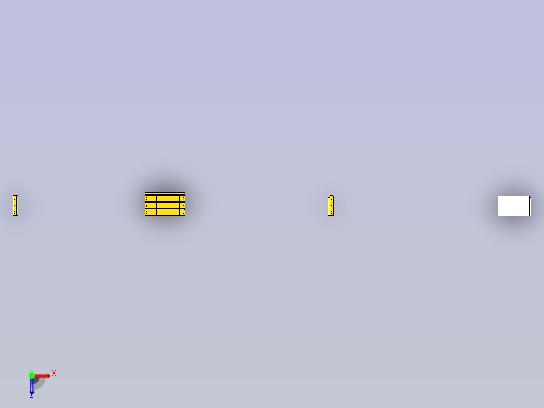 PC构件水沟模具俯视图