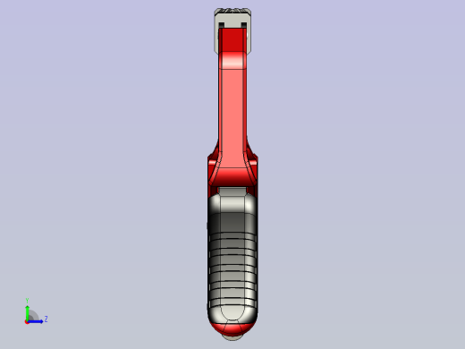 一款木工夹具3D数模图纸左视缩略图
