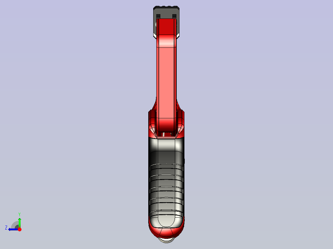 一款木工夹具3D数模图纸右视图