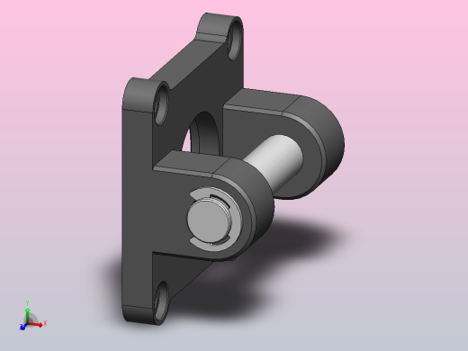 气缸附件固定座F_SE100CB
