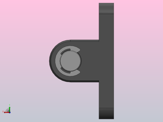 气缸附件固定座F_SE100CB后视缩略图