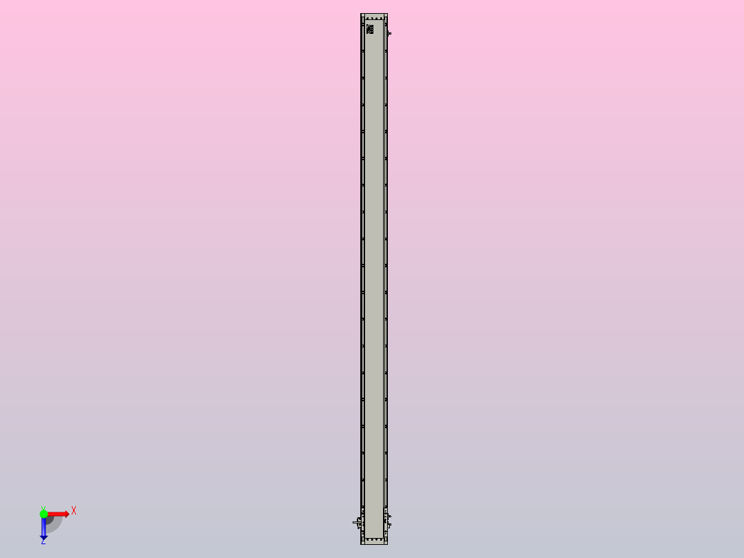 直驱直线电机轴TPA-LNP3-120-35C2-1-L2160-3-C-10-N3俯视图