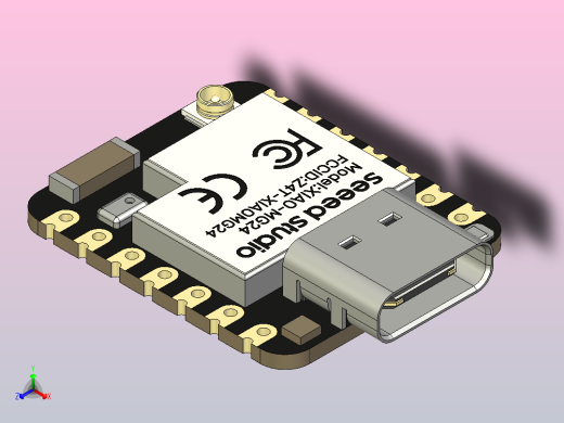 XIAO MG24 Sense是一款基于Silicon Labs的EFR32MG24 SoC的超低功耗无线开发板，采用高性能78MHz ARM Cortex -M33内核