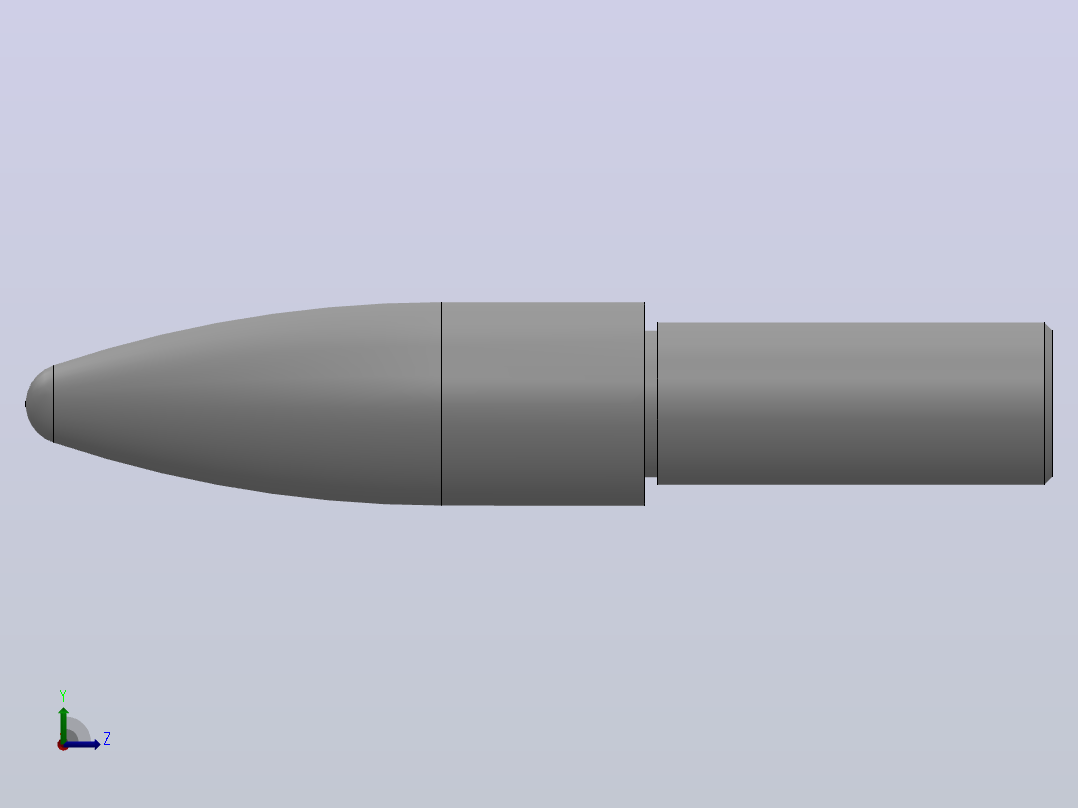 外螺纹型弹头型夹具定位销_LREF-8-10-L10-H10-M28左视图