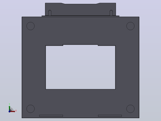CJH(BH)-0.66系列保护型（P型）电流互感器[CJH(BH)-0.66-125×80Ⅱ-P]前视缩略图