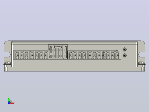 闭环步进电机与驱动器CL1-503_3D模型前视缩略图