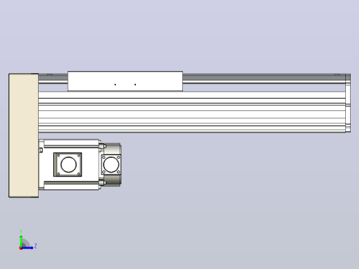 日规模组半封闭丝杆TPA-HNR-220D-3210C-L250-MP-C-P1K-N3左视缩略图