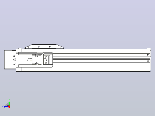 滚珠丝杠直线轴带导轨全封闭TPA-HCR-65S-1610C-L200-MR-C-P10-N3右视缩略图