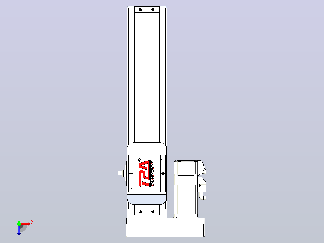 滚珠丝杠直线轴带导轨全封闭TPA-HCR-65S-1610C-L200-MR-C-P10-N3俯视图