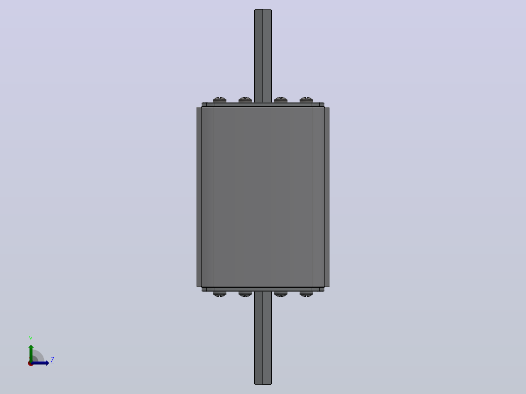 NGTC00-100A 160A快速熔断器[NGTC1]左视图