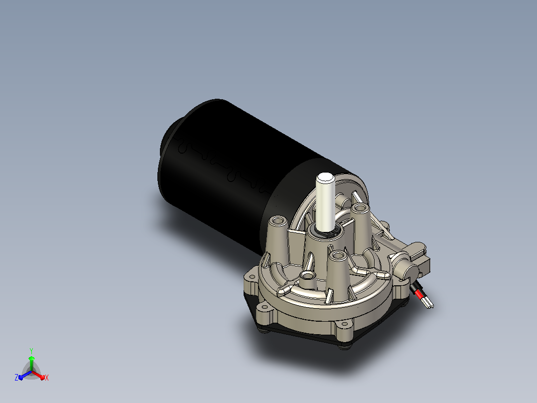 电机 12V(IMOBRAS)正等轴测图
