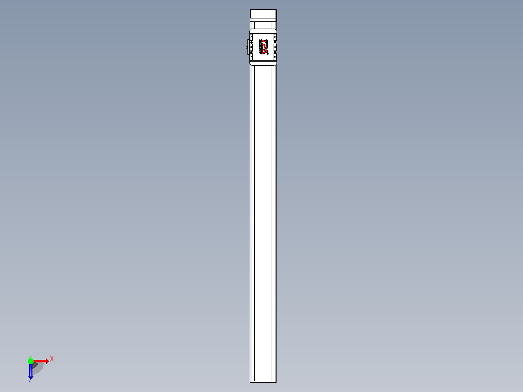 滚珠丝杠直线轴带导轨全封闭TPA-HCR-85D-1610C-L1000-MP-C-P20-N3俯视图