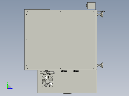 自动锁螺丝机（真空吸取螺丝上料）3D模型左视缩略图
