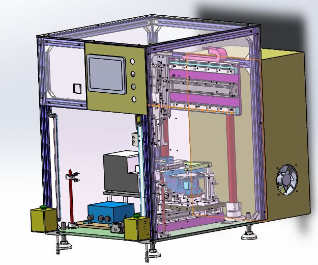 自动锁螺丝机（真空吸取螺丝上料）3D模型