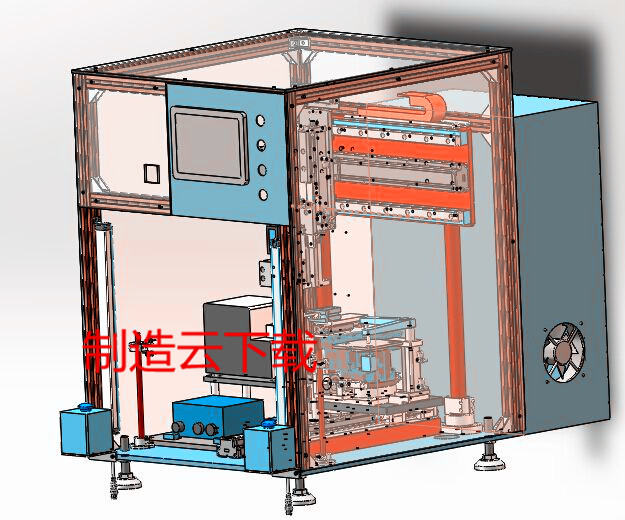 自动锁螺丝机（真空吸取螺丝上料）3D模型