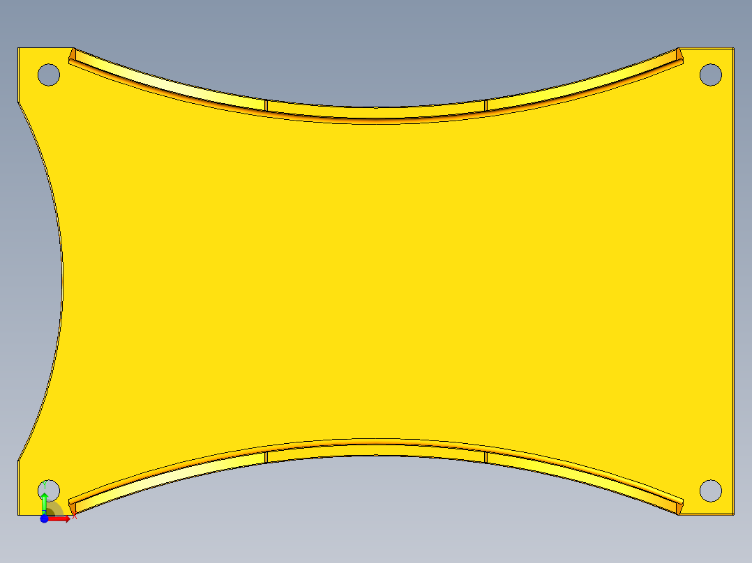 电脑椅设计前视图