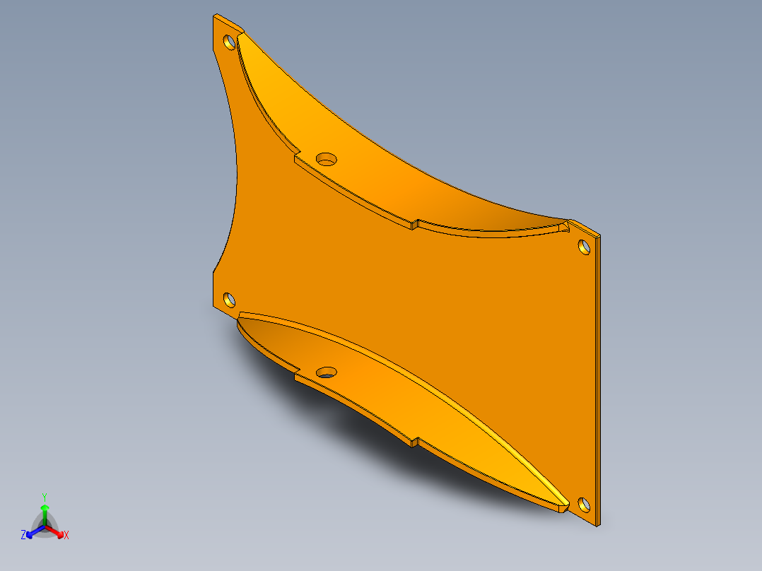 电脑椅设计正等轴测图