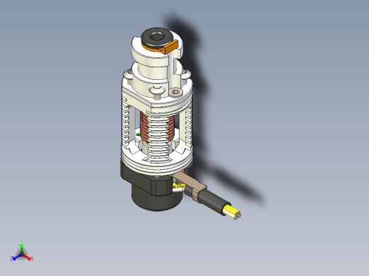 挤出机热端正等轴测缩略图