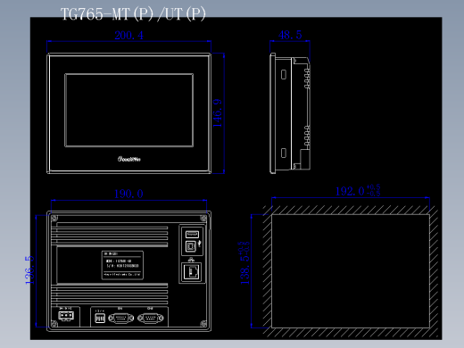 人机界面TG765-MTUT(P)