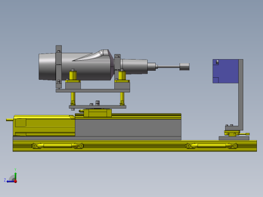 半自动研磨装置数模右视缩略图
