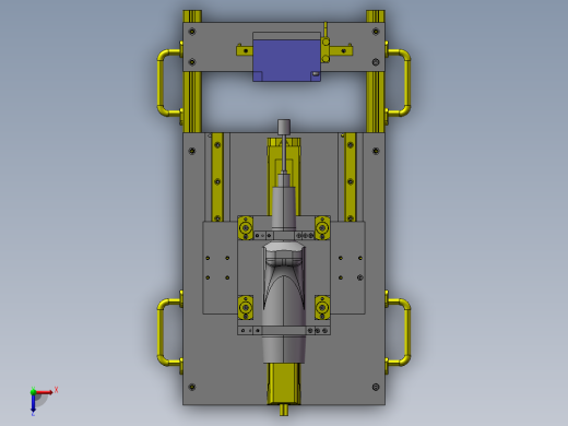 半自动研磨装置数模俯视缩略图