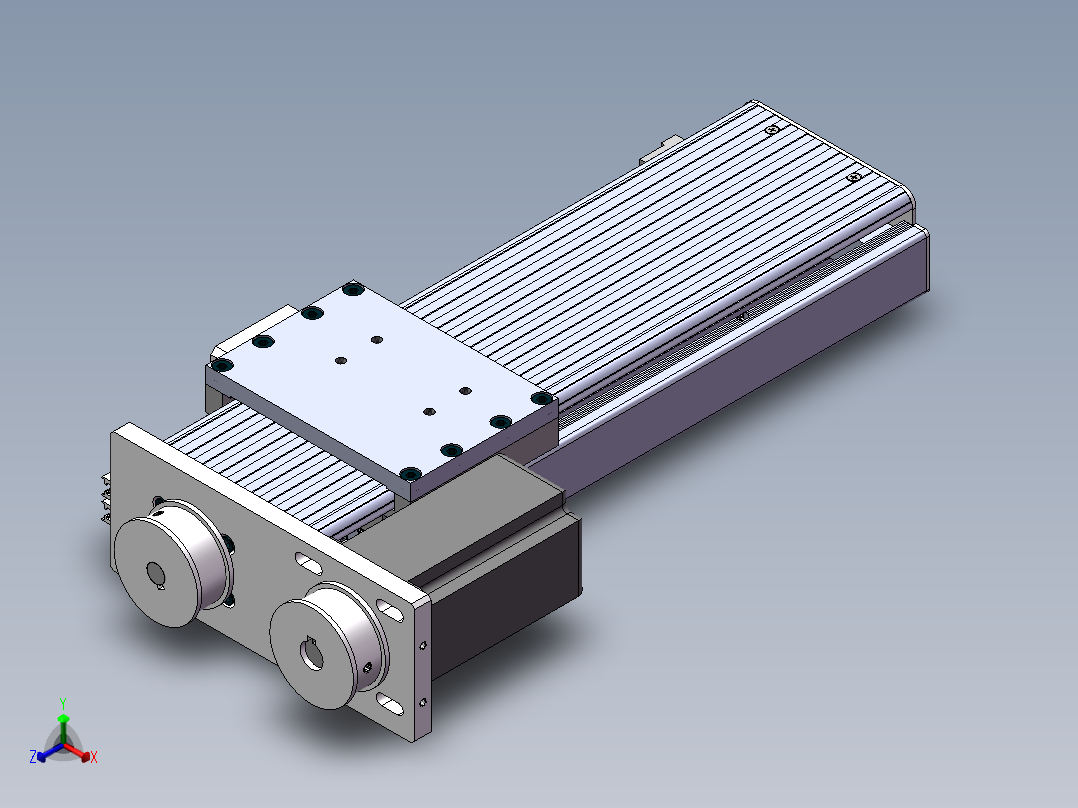 120滑台正等轴测图