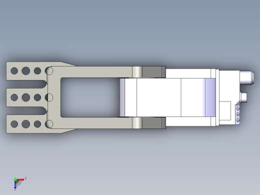 德克斯TUNKERS气缸数模V40 BR2 T12 A10_A11_A12俯视缩略图