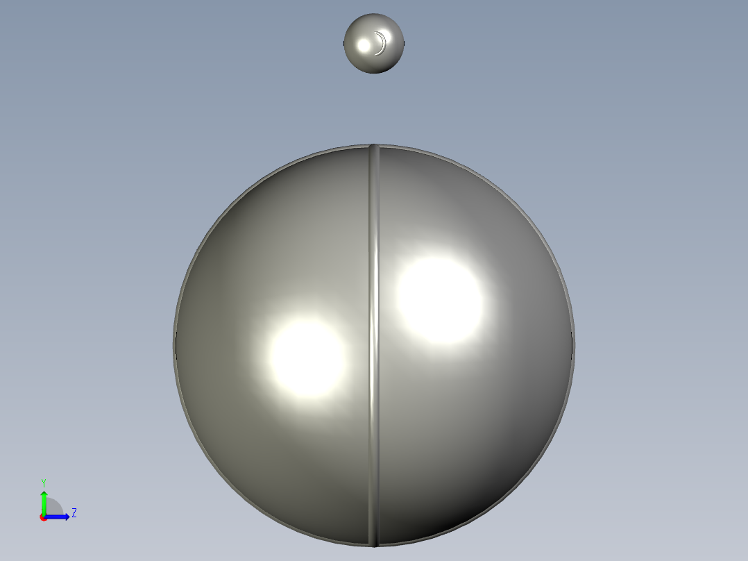 轴台-方形法兰轴承左视图