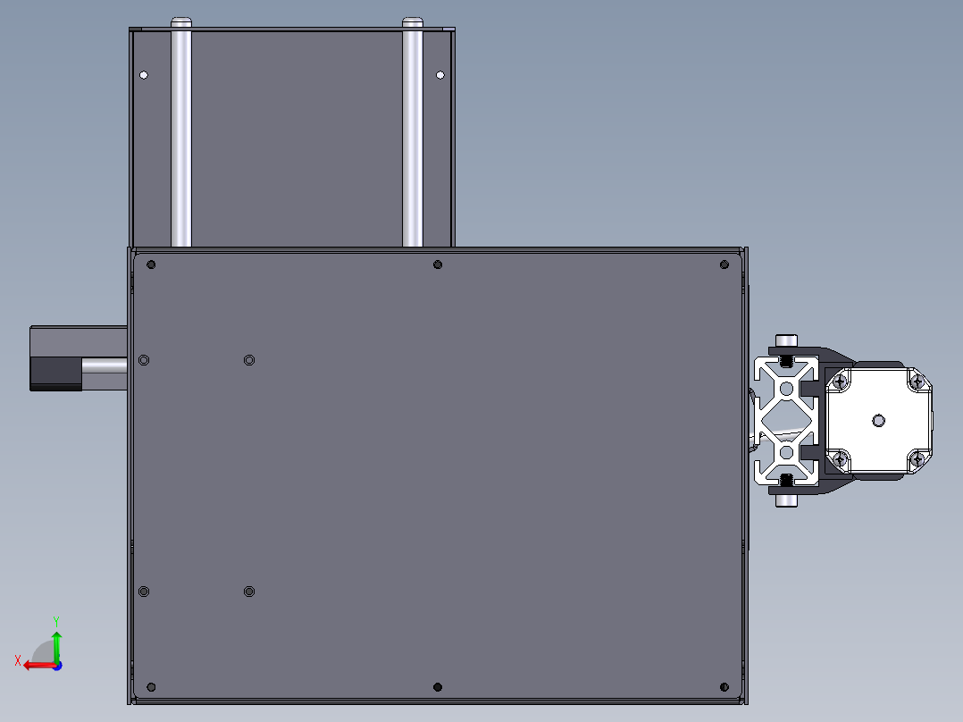 一种丛枝菌根真菌菌丝收集器后视图