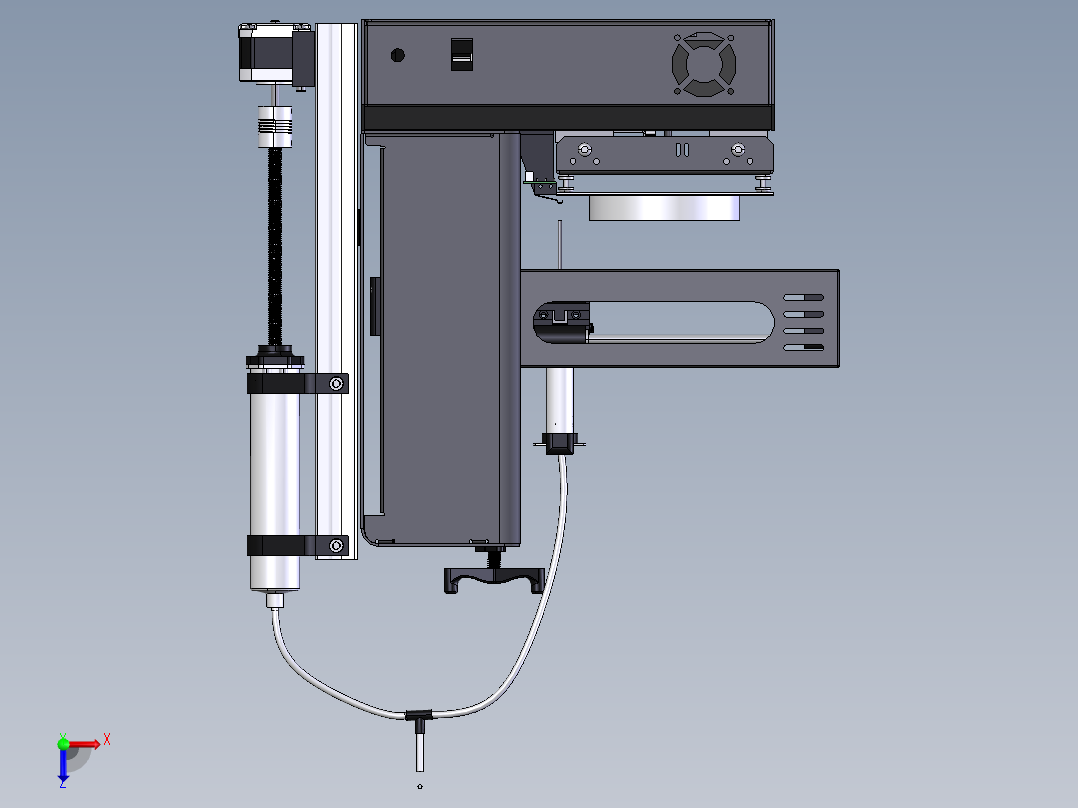 一种丛枝菌根真菌菌丝收集器俯视图