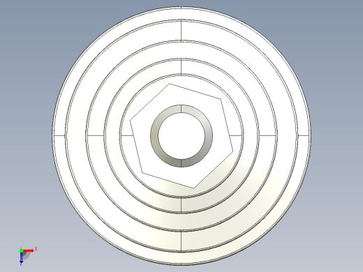 水平調整腳座LVA100-3D多系列多零件图纸模型俯视缩略图